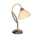Steinhauer table lamp ANTHEA 1 flame E27 IP20, bronze dimmable