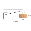 Steinhauer floor lamp ELEGANT CLASSY E27 IP20, dimmable