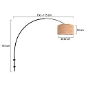 Steinhauer wall luminaire SPARKLED LIGHT E27 IP20, dimmable