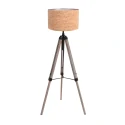 Mexlite Staande lamp TRIEK 1-vlams E27 IP20, hout dimbaar
