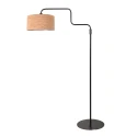 Steinhauer Staande lamp BLOEBA 1-vlams E27 IP20, zwart dimbaar