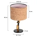 anne light & home Tafelarmatuur ANIMAUX E27 IP20, dimbaar