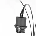 Steinhauer Staande lamp SPARKLED LIGHT E27 IP20, dimbaar