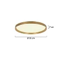 Steinhauer ceiling luminaire FLADY IP20, dimmable