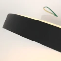 Steinhauer ceiling luminaire FLADY 2 flames IP20, black dimmable