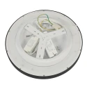 Steinhauer ceiling luminaire FLADY 2 flames IP20, black dimmable