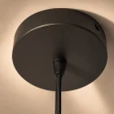 anne light & home Pendelarmatuur LUMAFLORA 1-vlams E27 IP20, zwart dimbaar