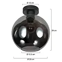 Mexlite Plafondarmatuur BLOEBA E27 IP20, dimbaar