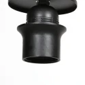 Mexlite pendant luminaire AURELIO 5 flames E27 IP20, black dimmable