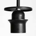 Mexlite pendant luminaire AURELIO 5 flames E27 IP20, black dimmable