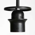 Mexlite pendant luminaire AURELIO 5 flames E27 IP20, black dimmable