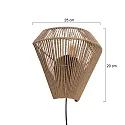 anne light & home wall luminaire MAZE E27 IP20, dimmable