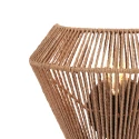 anne light & home Wandarmatuur ROPEX 1-vlams E27 IP20, zwart dimbaar