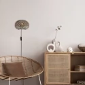 anne light & home Wandarmatuur MAZE 1-vlams E27 IP20, hout, zwart dimbaar