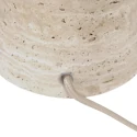 anne light & home table lamp TRAVINO 1 flame, without shade E27 IP20, stone dimmable
