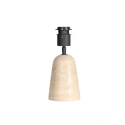 anne light & home table lamp TRAVINO 1 flame, without shade E27 IP20, stone dimmable