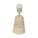 anne light & home table lamp TRAVINO 1 flame, without shade E27 IP20, stone dimmable