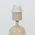 anne light & home table lamp TRAVINO 1 flame, without shade E27 IP20, stone dimmable
