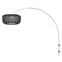 Steinhauer wall luminaire VELA LINO 1 flame E27 IP20, steel dimmable