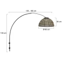 Steinhauer Wandarmatuur SPARKLED LIGHT E27 IP20, dimbaar