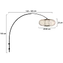 anne light & home wall luminaire SPARKLED LIGHT E27 IP20, dimmable