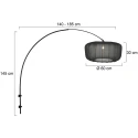 Steinhauer wall luminaire SPARKLED LIGHT E27 IP20, dimmable