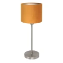 table lamp NOOR 1 flame E27 IP20, steel dimmable