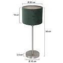 Mexlite table lamp NOOR E27 IP20, dimmable