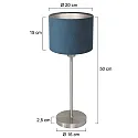 Mexlite Tafelarmatuur NOOR E27 IP20, dimbaar