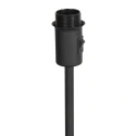 Mexlite Tafelarmatuur NOOR 1-vlams E27 IP20, zwart dimbaar
