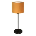 Mexlite table lamp NOOR 1 flame E27 IP20, black dimmable