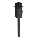 Mexlite table lamp NOOR 1 flame E27 IP20, black dimmable