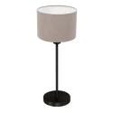 Mexlite table lamp NOOR 1 flame E27 IP20, black dimmable