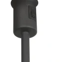 table lamp NOOR 1 flame E27 IP20, black dimmable