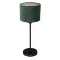 Mexlite table lamp NOOR 1 flame E27 IP20, black dimmable