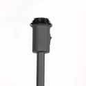 Staande lamp NOOR 1-vlams E27 IP20, zwart dimbaar