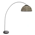 Mexlite arc luminaire SOLVA 1 flame E27 IP20, black dimmable