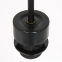 Steinhauer Pendelarmatuur NOX LIGHT 1-vlams E27 IP20, zwart dimbaar