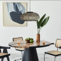 Steinhauer Pendelarmatuur NOX LIGHT 1-vlams E27 IP20, zwart dimbaar
