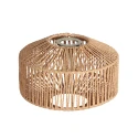 anne light & home pendant luminaire ROPEX 1 flame E27 IP20, black dimmable