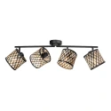 Mexlite Plafondarmatuur SUMBA E14 IP20, dimbaar