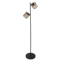 floor lamp SUMBA 2 flames E14 IP20, black dimmable