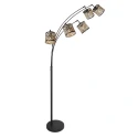 Mexlite floor lamp SUMBA 5 flames E14 IP20, black dimmable