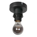 anne light & home ceiling luminaire SILVA 1 flame E27 IP20, black dimmable