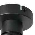 anne light & home ceiling luminaire SILVA 1 flame E27 IP20, black dimmable