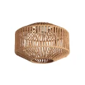 anne light & home Plafondarmatuur ROPEX 1-vlams E27 IP20, zwart dimbaar