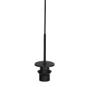 Mexlite Pendelarmatuur NOX LIGHT 5-vlams E27 IP20, zwart dimbaar