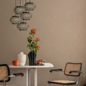 Mexlite Pendelarmatuur NOX LIGHT 5-vlams E27 IP20, zwart dimbaar