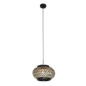 Pendelarmatuur NOX LIGHT 1-vlams E27 IP20, zwart dimbaar