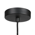 Mexlite Pendelarmatuur NOX LIGHT 1-vlams E27 IP20, zwart dimbaar